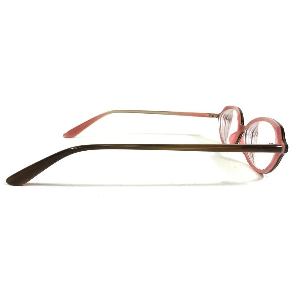 Oliver Peoples Eyeglasses Frames LARUE OTPI Brown Pink Oval Cat Eye 52-16-140